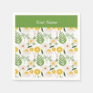 Daisy-Daisy-Vorlage Serviette