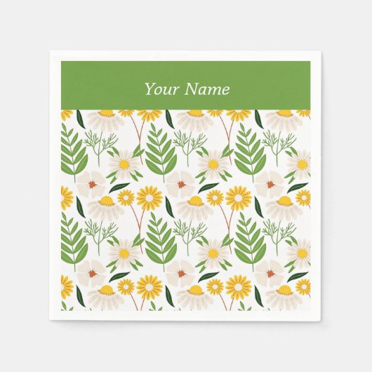 Daisy-Daisy-Vorlage Serviette (Vorderseite)