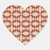 Daisy Dala Horse Herz-Aufkleber (Vorderseite)