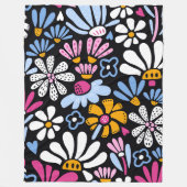 Daisy Dancing 60x80 Fleece Blanket (Vorderseite)