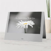 Daisy danke Ihnen für Ihre Papierkarte Karte (Rückseite)