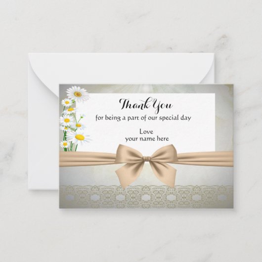 Daisy danke Ihnen Karten (Vorderseite)