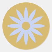 Daisy dankt Ihnen für Ihren Bestellaufkleber Runder Aufkleber (Vorderseite)