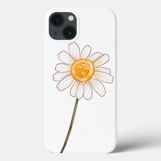 Daisy - Darstellung der rustikalen Wildblume Case-Mate iPhone Hülle (Rückseite)