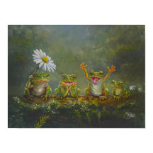 "Daisy Day" Hand Painted print