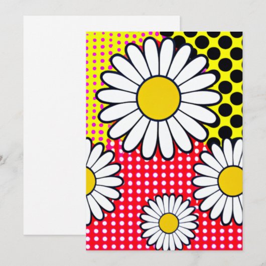 Daisy Days Feiertagskarte (Vorne/Hinten)