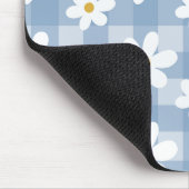Daisy Days Mousepad - Blue Gingham (Ecke)