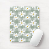 Daisy Days Mousepad - Green Gingham (Mit Mouse)