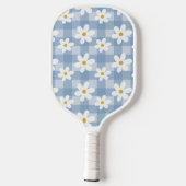 Daisy Days Pickelball Paddle - Blue Gingham (Rückseite)