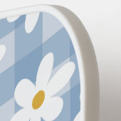 Daisy Days Pickelball Paddle - Blue Gingham (Linke Seite)