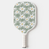 Daisy Days Pickleball Paddle - Green Gingham (Rückseite)