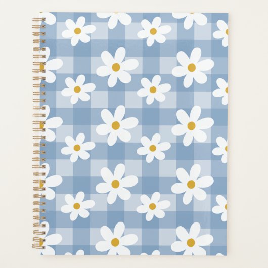 Daisy Days Planner - Blue Gingham Planer (Vorderseite)