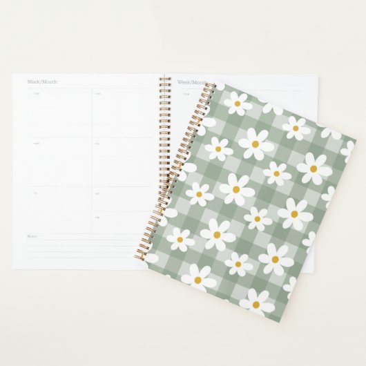 Daisy Days Planner - Green Gingham Planer (Anzeige)