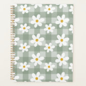 Daisy Days Planner - Green Gingham Planer (Vorderseite)