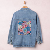*Daisy Daze Denim Delight: Blumenmuster-Jacket Jeansjacke (Hangar)