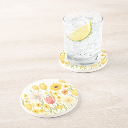 Daisy Daze Getränkeuntersetzer (Seite)