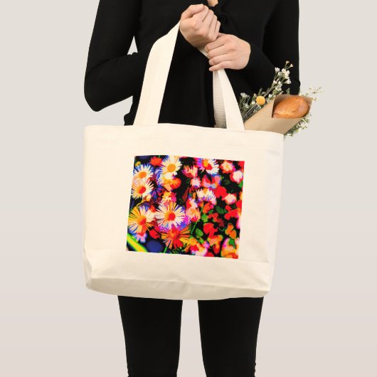Daisy Daze Jumbo Stoffbeutel (Vorderseite (Produkt))