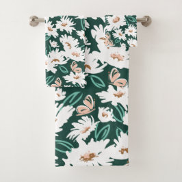 Daisy Daze Pattern Badhandtuch Set