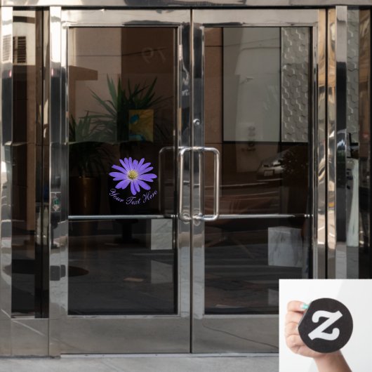 Daisy Decal Personalize Gerbera Daisy Window Fensteraufkleber (Büro Tür)