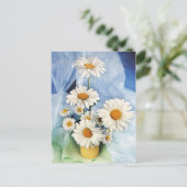 Daisy Decor Postkarte (Stehend Vorderseite)