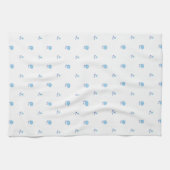 Daisy Delight Blue Geschirrtuch (Horizontal)