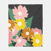 Daisy Delight Fleecedecke (Vorderseite)