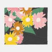 Daisy Delight Fleecedecke (Vorderseite (Horizontal))