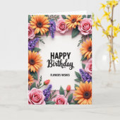 Daisy Delight Geburtstagskarte Karte (Gelbe Blume)