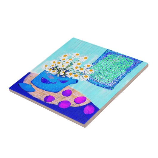 Daisy Delight Keramik Tile Fliese (Seite)