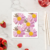 Daisy Delight Napkins - Krawatte-Dye Inspiriert, 5 Serviette (Beispiel)