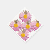 Daisy Delight Napkins - Krawatte-Dye Inspiriert, 5 Serviette (Ecke)