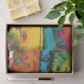 Daisy Delight Pop Art Blossoms decoupage Seidenpapier (Geschenk)