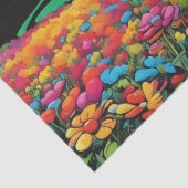 Daisy Delight Pop Art Blossoms decoupage Seidenpapier (Detail)