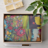 Daisy Delight Pop Art Blossoms decoupage Seidenpapier (Geschenk)