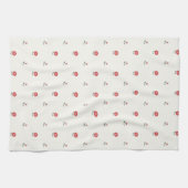 Daisy Delight Red Green Geschirrtuch (Horizontal)
