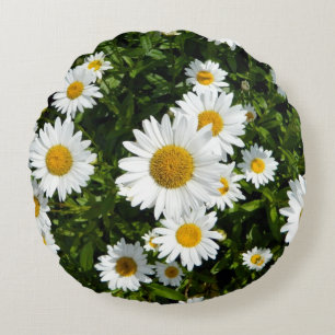 Daisy Delight Round Pillow Rundes Kissen