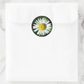 Daisy Delight Runder Aufkleber (Tasche)
