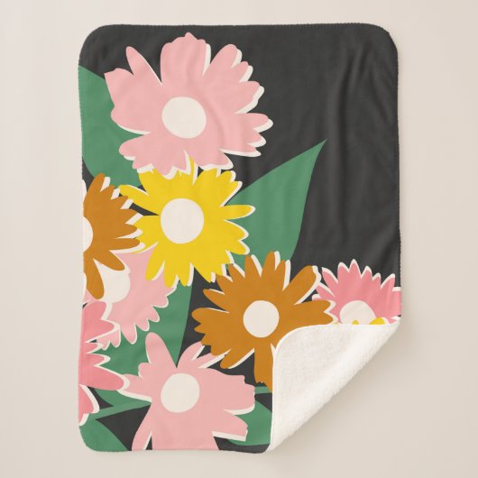 Daisy Delight Sherpadecke (Vorderseite)