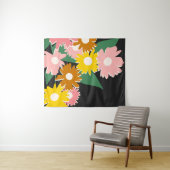 Daisy Delight Wandteppich (Beispiel (Horizontal))