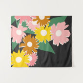 Daisy Delight Wandteppich (Vorderseite (Horizontal))