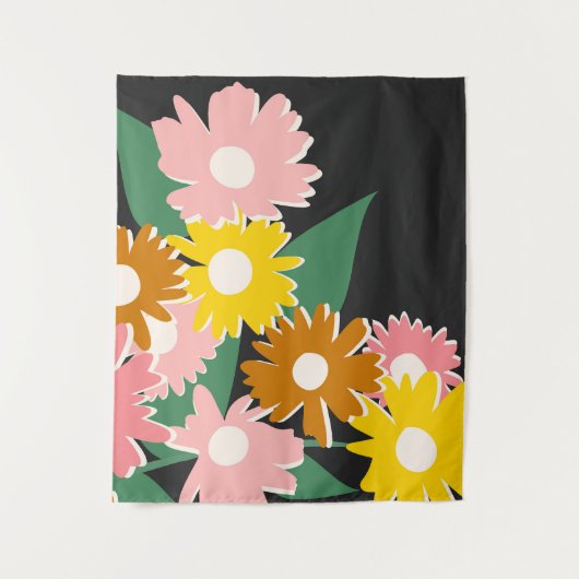 Daisy Delight Wandteppich (Vorderseite)