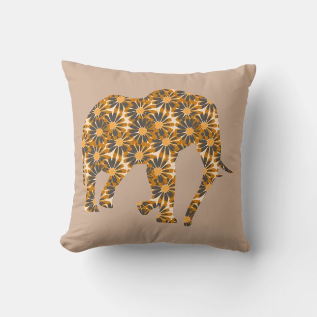 Daisy der Elefant American MoJo Pillow Kissen (Vorderseite)