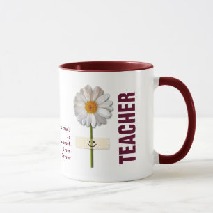 Daisy Design Lehrer Wertschätzung für kundenspezif Tasse
