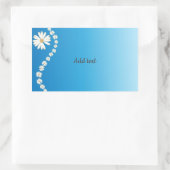 Daisy Design Template Rechteckaufkleber Rechteckiger Aufkleber (Tasche)