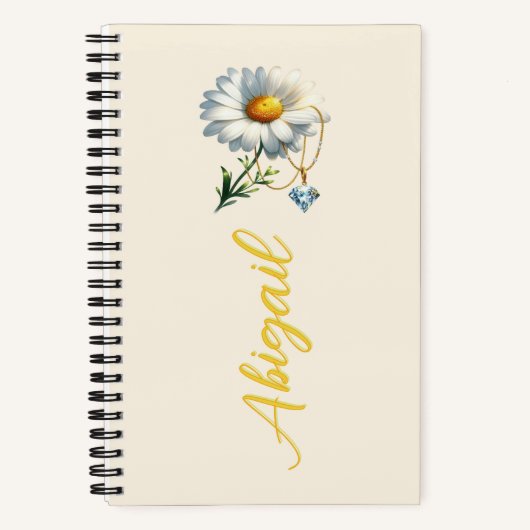 Daisy & Diamond Radiance Notizblock (Vorderseite)