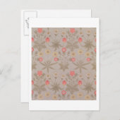 "Daisy", die erste Tapete von William M. Postkarte (Vorne/Hinten)