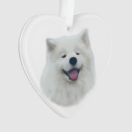 Daisy die samoyed ornament (Vorderseite)