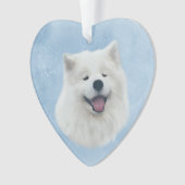 Daisy die samoyed ornament (Vorderseite)