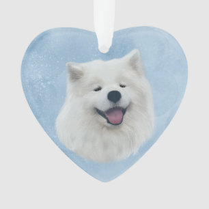 Daisy die samoyed ornament