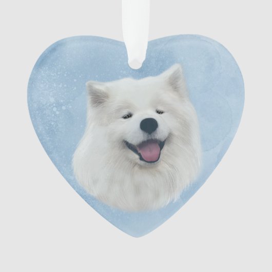 Daisy die samoyed ornament (Vorderseite)